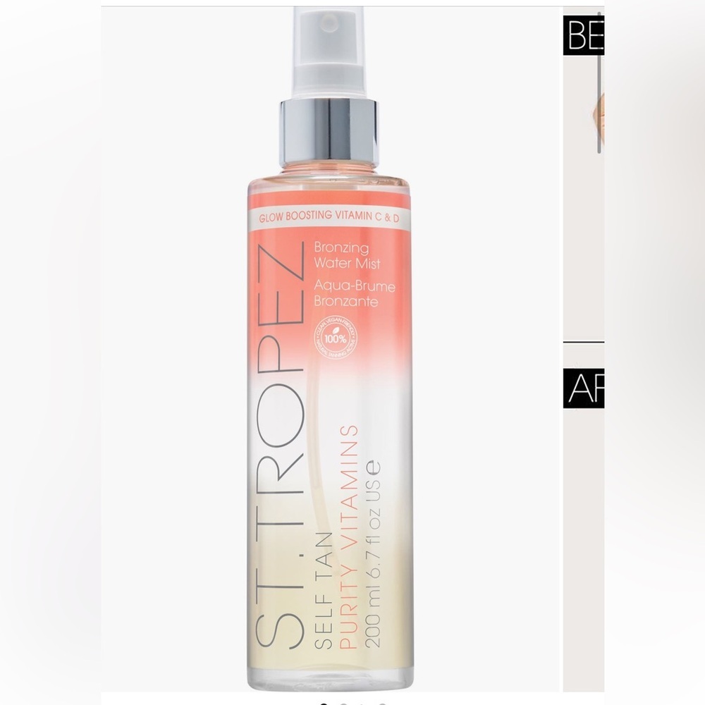 St. Tropez
Self Tan Purity Vitamins
Bronzing Water Body Mist